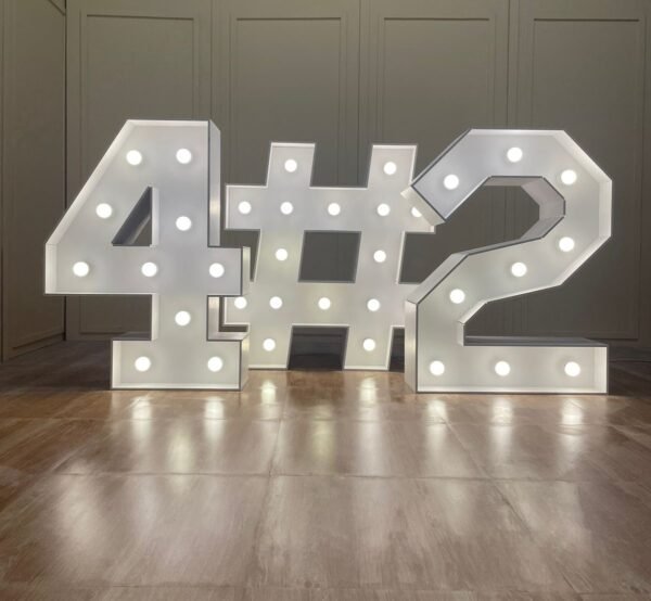 Lighting Letters A