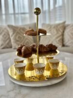 طقم 5 قطع معدن ذهبي - Image 3