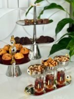 طقم ٤ قطع معدن فضي