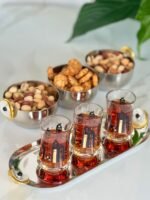 طقم ٤ قطع معدن فضي - Image 3