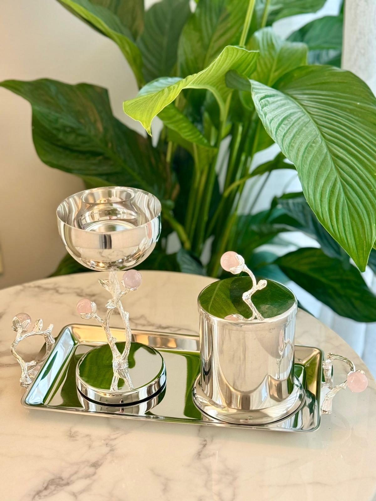 WhatsApp Image 2025-12-02 at 16.10.40_2b9877ec صينية مع مبخرة مع علبة بخور - A - Image 1