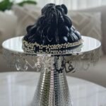 ستاند كيك معدن بلون الفضي