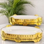 ه - مجموعة الليالي - طقم تقديم ذهبي