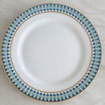 ه صحن تقديم ازرق