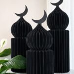 ستاندات ورق مقوى عدد 3 لون اسود