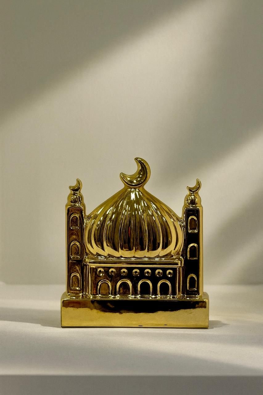 جامع ذهبي جامع بورسلين - اللون ذهبي - Image 1