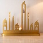 ديكور رمضاني - معدن - اللون الذهبي