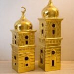 ه مأذن بورسلين - اللون الذهبي